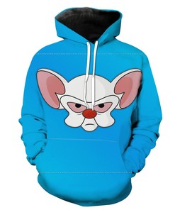 Pinky And The Brain Brain Hoodie 3D
