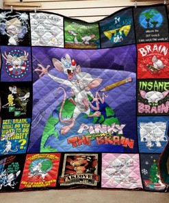 Pinky and the Brain Quilt Blanket Bedding Set for Home Décor