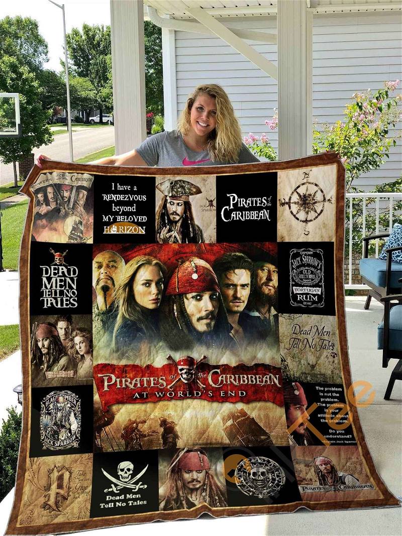 Pirates Of The Caribbean Quilt Blanket Bedding Set