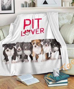 Pit Lover Sherpa Fleece Blanket Gifts for Family, for Couple