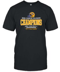 Pitt Panthers 2021 Acc Coastal Division Football Champions T-Shirt