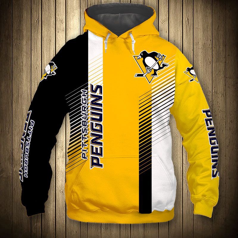 Pittsburgh Penguins Hoodie 3D Cute Design Pullover Nhl