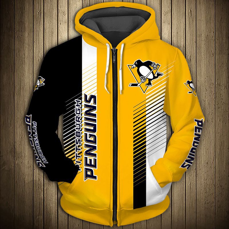 Pittsburgh Penguins Hoodie 3D Cute Design Pullover Nhl - Image 3