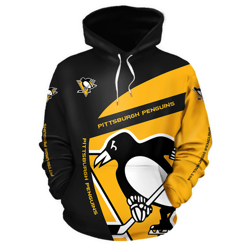 Pittsburgh Penguins Hoodie 3D Zip Hoodie Gift for Fans