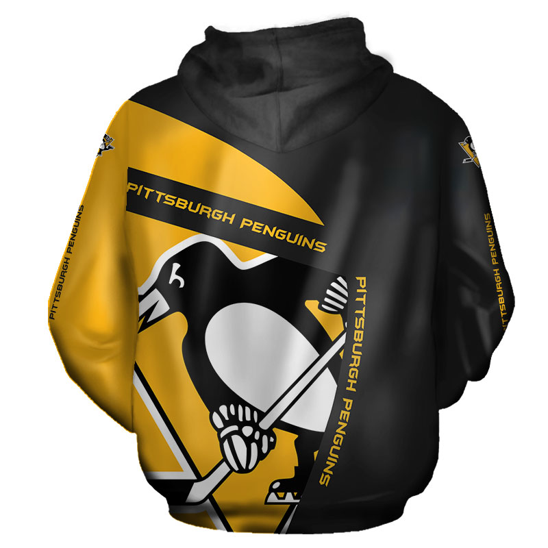 Pittsburgh Penguins Hoodie 3D Zip Hoodie Gift for Fans - Image 3