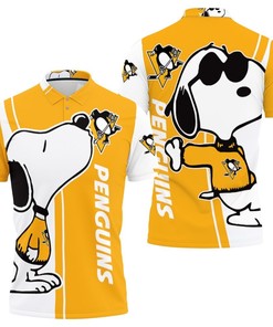 Pittsburgh Penguins Snoopy Lover 3d Printed Polo Shirt All Over Print Shirt 3d T-shirt