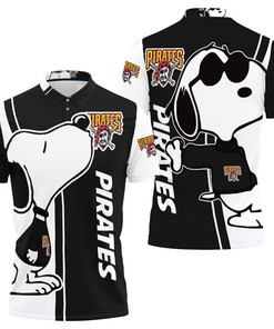 Pittsburgh Pirates Snoopy Lover 3d Printed 3D All Over Print Polo Shirt