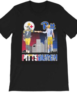 Pittsburgh Sports Ben Roethlisberger Vs Kenny Pickett Signatures T-Shirt