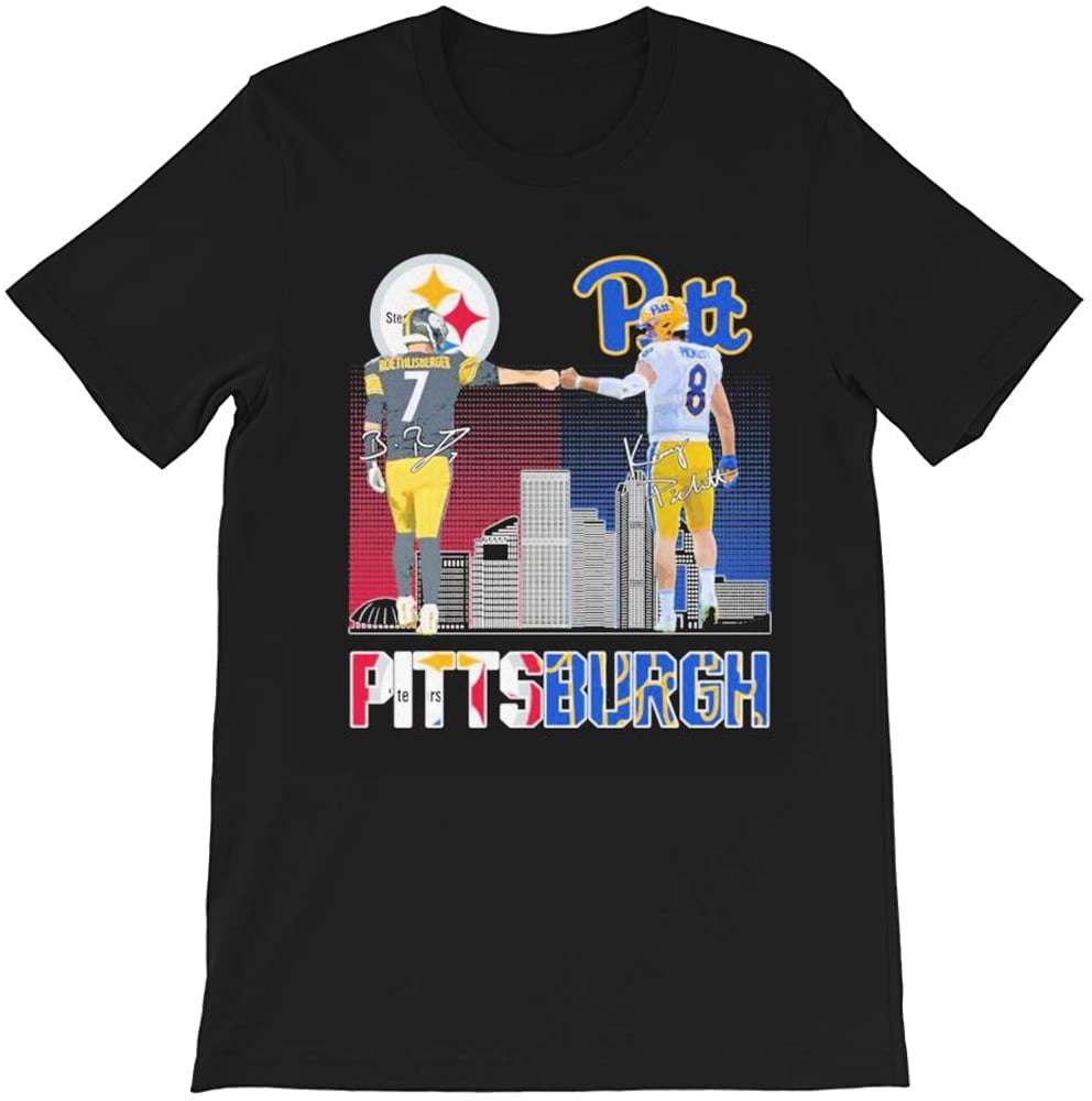 Pittsburgh Sports Ben Roethlisberger Vs Kenny Pickett Signatures T-Shirt