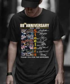 Pittsburgh Steelers 88Th Anniversary Thank You For The Memories Christmas T-Shirt