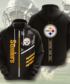 Pittsburgh Steelers Custom Sport All Over Print Hoodie 3D 1