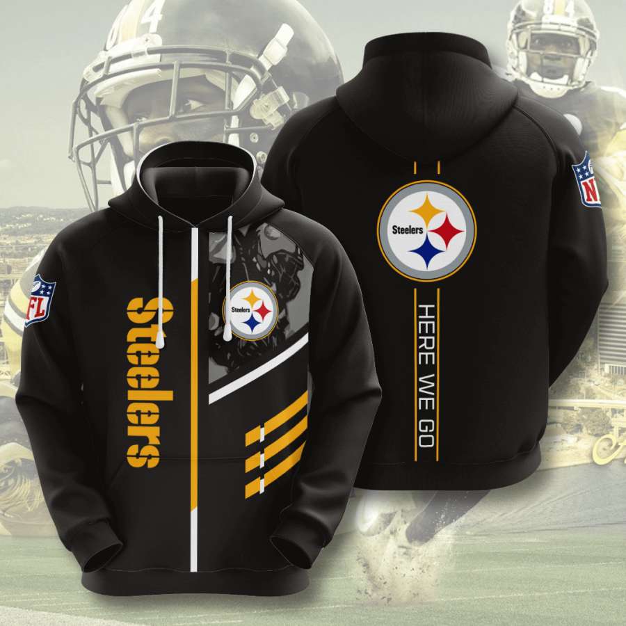 Pittsburgh Steelers Custom Sport All Over Print Hoodie 3D 1