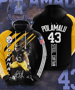 Pittsburgh Steelers Custom Sport All Over Print Hoodie 3D 12