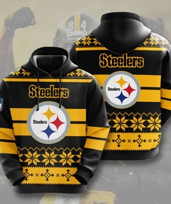 Pittsburgh Steelers Custom Sport All Over Print Hoodie 3D 13