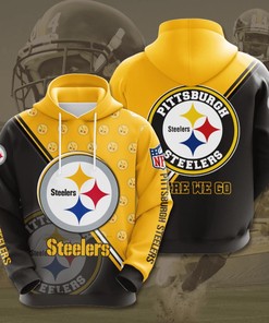 Pittsburgh Steelers Custom Sport All Over Print Hoodie 3D 14