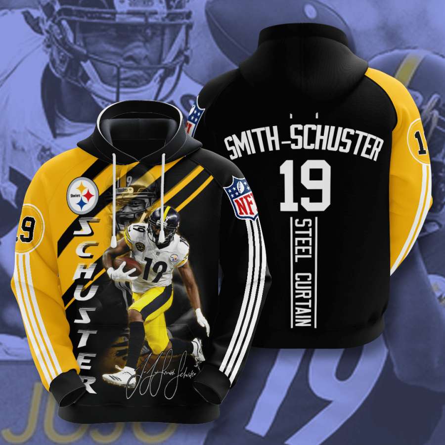 Pittsburgh Steelers Custom Sport All Over Print Hoodie 3D 2