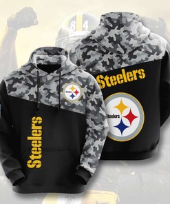 Pittsburgh Steelers Custom Sport All Over Print Hoodie 3D 8