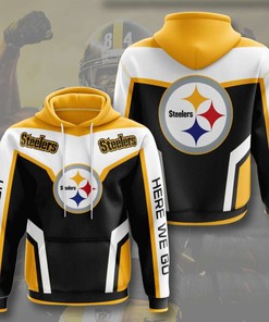 Pittsburgh Steelers Custom Sport All Over Print Hoodie 3D For All