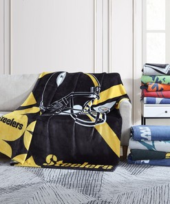 Pittsburgh Steelers Fleece Blanket Sherpa Blanket Quilt Gifts