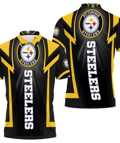 Pittsburgh Steelers For Fans 3D All Over Print Polo Shirt