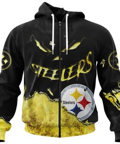 Pittsburgh Steelers Hoodie 3D Devil Eyes Gift for Fans