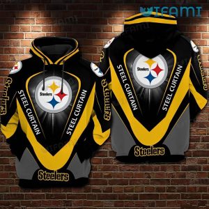 Pittsburgh Steelers Hoodie 3D Steel Curtain Gift For Steelers Fan - Image 2