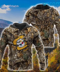 Pittsburgh Steelers Hoodie 3D Tree Covered Unique Steelers Gift