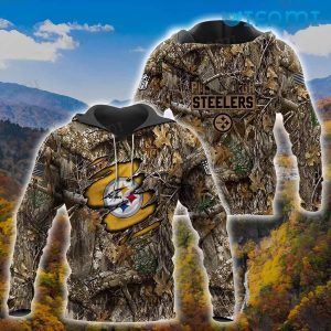 Pittsburgh Steelers Hoodie 3D Tree Covered Unique Steelers Gift - Image 2