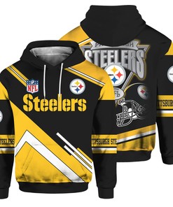 Pittsburgh Steelers Hoodie Cute Long Sleeve Zip Hoodie Gifts for Fans