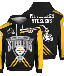 Pittsburgh Steelers Hoodie Cute Long Sleeve Zip Hoodie New Design