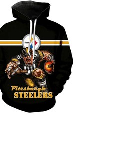 Pittsburgh Steelers Hoodie Ultra-Cool Design Pullover Nfl