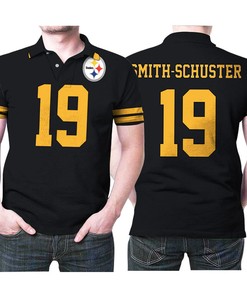 Pittsburgh Steelers Juju Smithschuster 19 Nfl Football Team Color Rush Jersey Style 3D All Over Print Polo Shirt