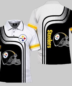 Pittsburgh Steelers Polo Shirt Graphic 3D All Over Print Polo Shirt