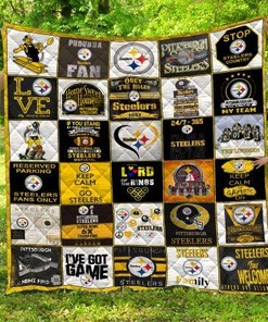 Pittsburgh Steelers Quilt Blanket Bedding Set for Home Décor