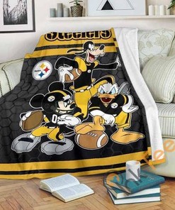 Pittsburgh Steelers Team Sherpa Fleece Blanket Gifts for Family, for Couple