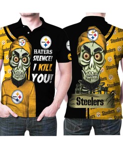 Pittsburgh Steelers The Dead Terrorist Haters Silence I Kill You Printed 3D All Over Print Polo Shirt