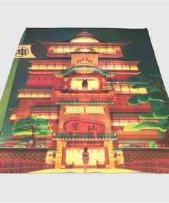 Place Kaonashi Sherpa Fleece Blanket Gifts for Family, for Couple