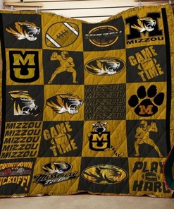Play Hard Ncaa Missouri Tigers Combined Collected Quilt Blanket