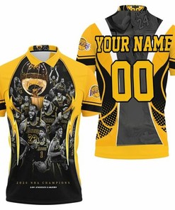 Player Los Angeles Lakers Western Conference Personalized 3D All Over Print Polo Shirt