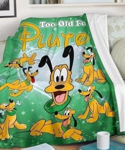 Pluto We Are Never Too Old For Pluto Fleece Blanket Gift For Fan, Premium Comfy Sofa Throw Blanket Gift