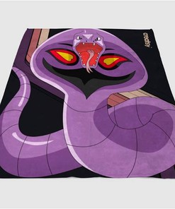 Pokemon Arbok Sherpa Fleece Blanket Gifts for Family, for Couple