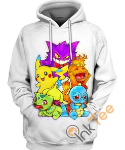 Pokemon Emotions Hoodie 3D