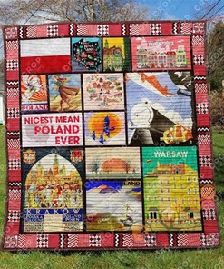 Poland Quilt Blanket Bedding Set