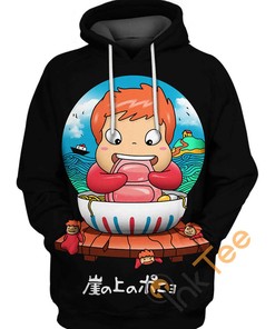 Ponyo Kids Hoodie 3D