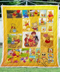 Pooh And Friend Quilt Blanket Bedding Set