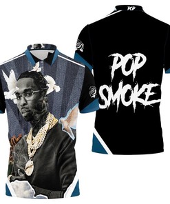 Pop Smoke Legend Never Die Rapper Hip Hop 3D All Over Print Polo Shirt