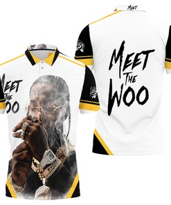 Pop Smoke Meet The Woo Album Smoking 3D All Over Print Polo Shirt