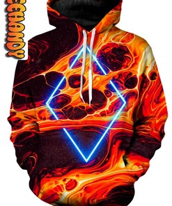 Portal Home Orange Unisex 3D Hoodie