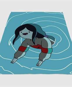 Portal Marceline Adventure Time Sherpa Fleece Blanket Gifts for Family, for Couple