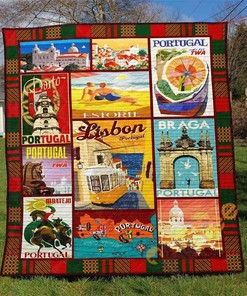 Portugal 2 Quilt Blanket Bedding Set With Pilliwcases Option